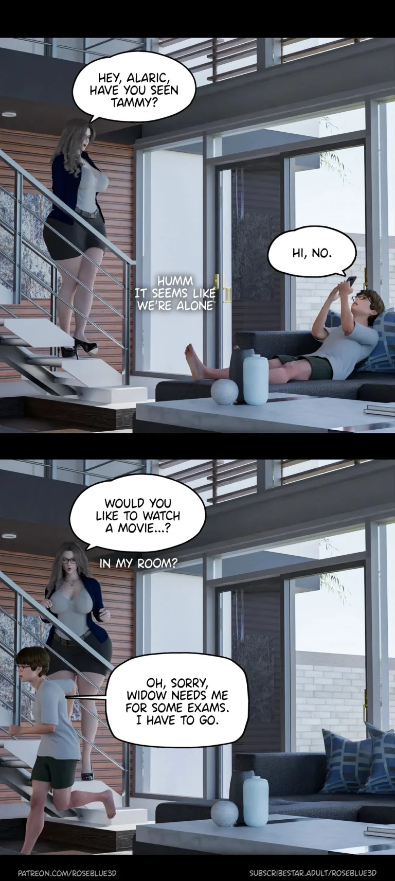My Neighbor's Widow 26 porn comic picture 29