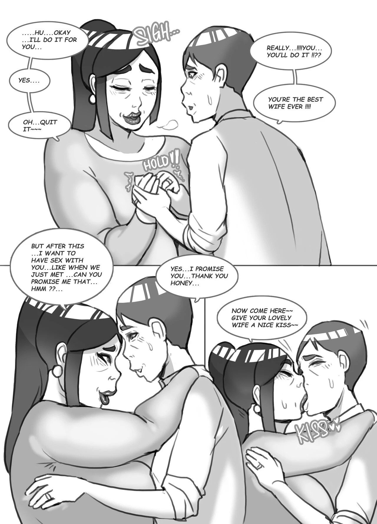 My Pretty Wife porn comic picture 4
