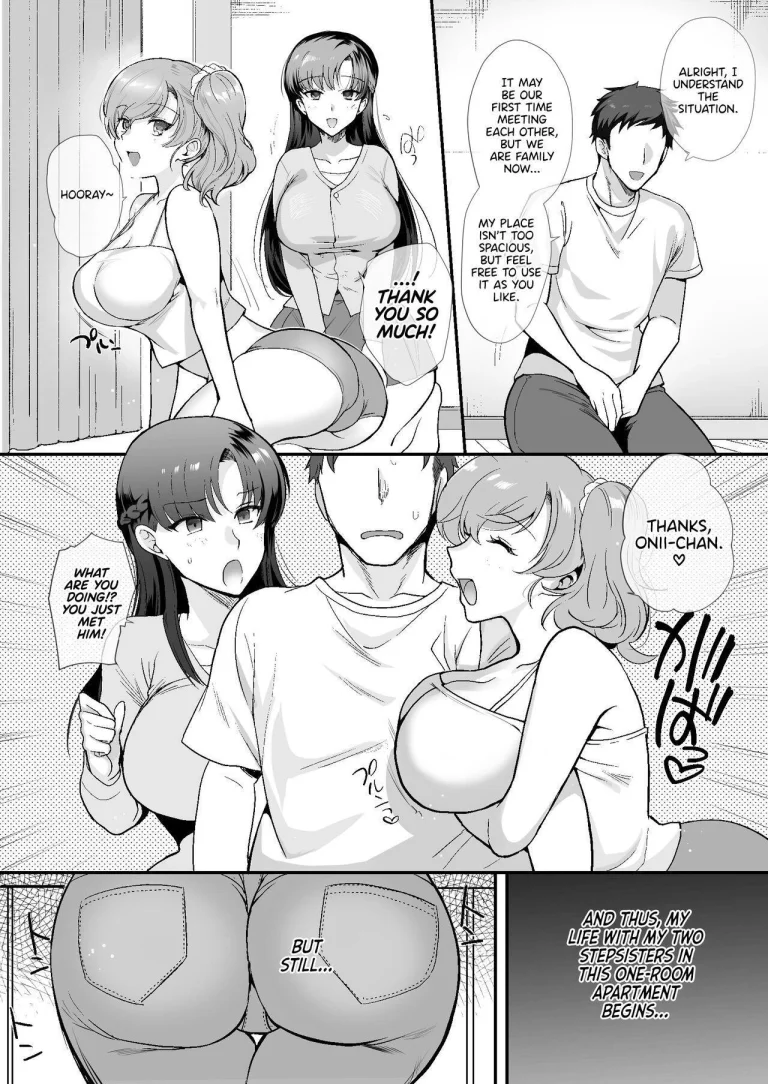 My roomates are way too lewd: Living in a one room apartment with two perverted sisters | Erosugiru Doukyonin ~Dosukebe Shimai to 1K Doukyo Seikatsu~ porn comic picture 10