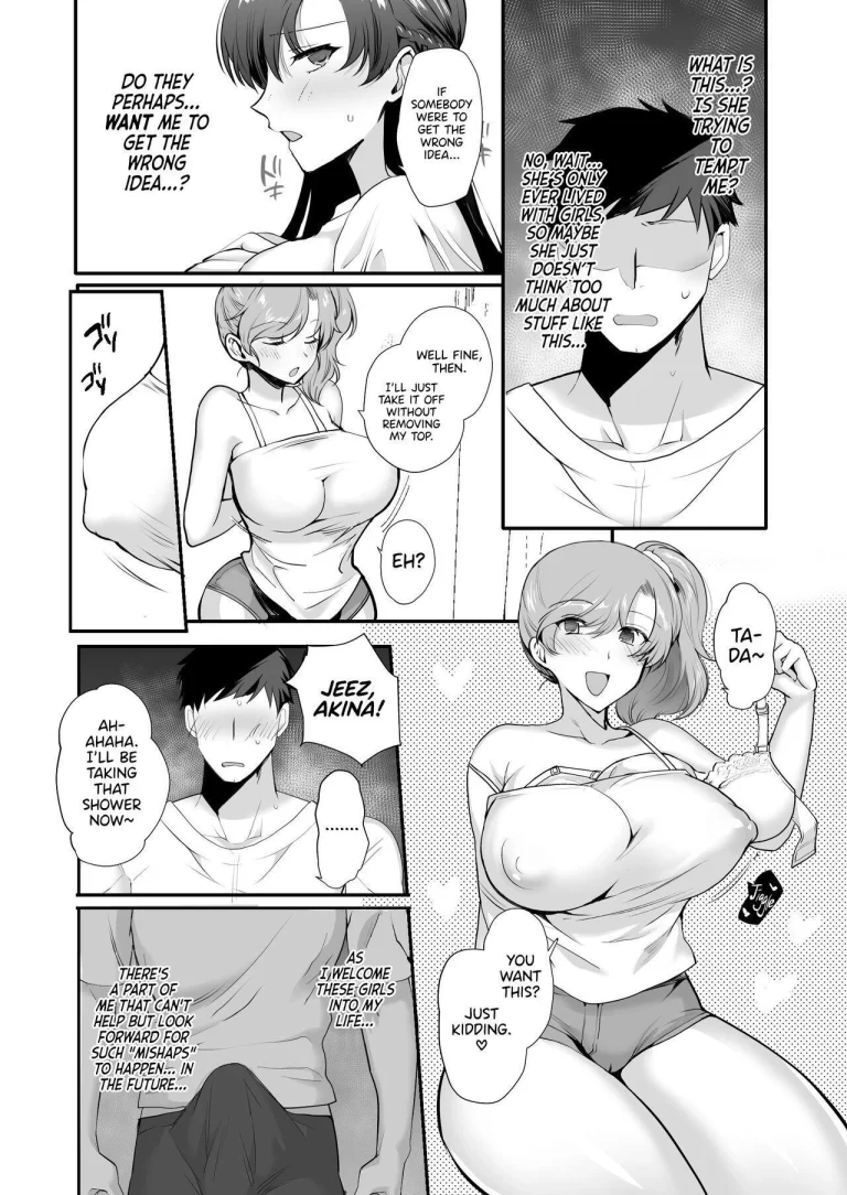 My roomates are way too lewd: Living in a one room apartment with two perverted sisters | Erosugiru Doukyonin ~Dosukebe Shimai to 1K Doukyo Seikatsu~ porn comic picture 17