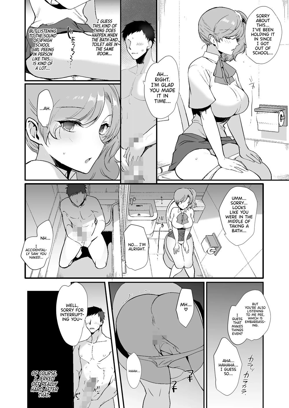My roomates are way too lewd: Living in a one room apartment with two perverted sisters | Erosugiru Doukyonin ~Dosukebe Shimai to 1K Doukyo Seikatsu~ porn comic picture 29