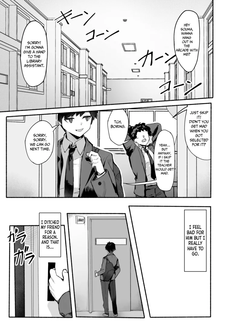 My Secret with My Admired Senpai | Akogare no Senpai to Boku no Himitsu porn comic picture 4