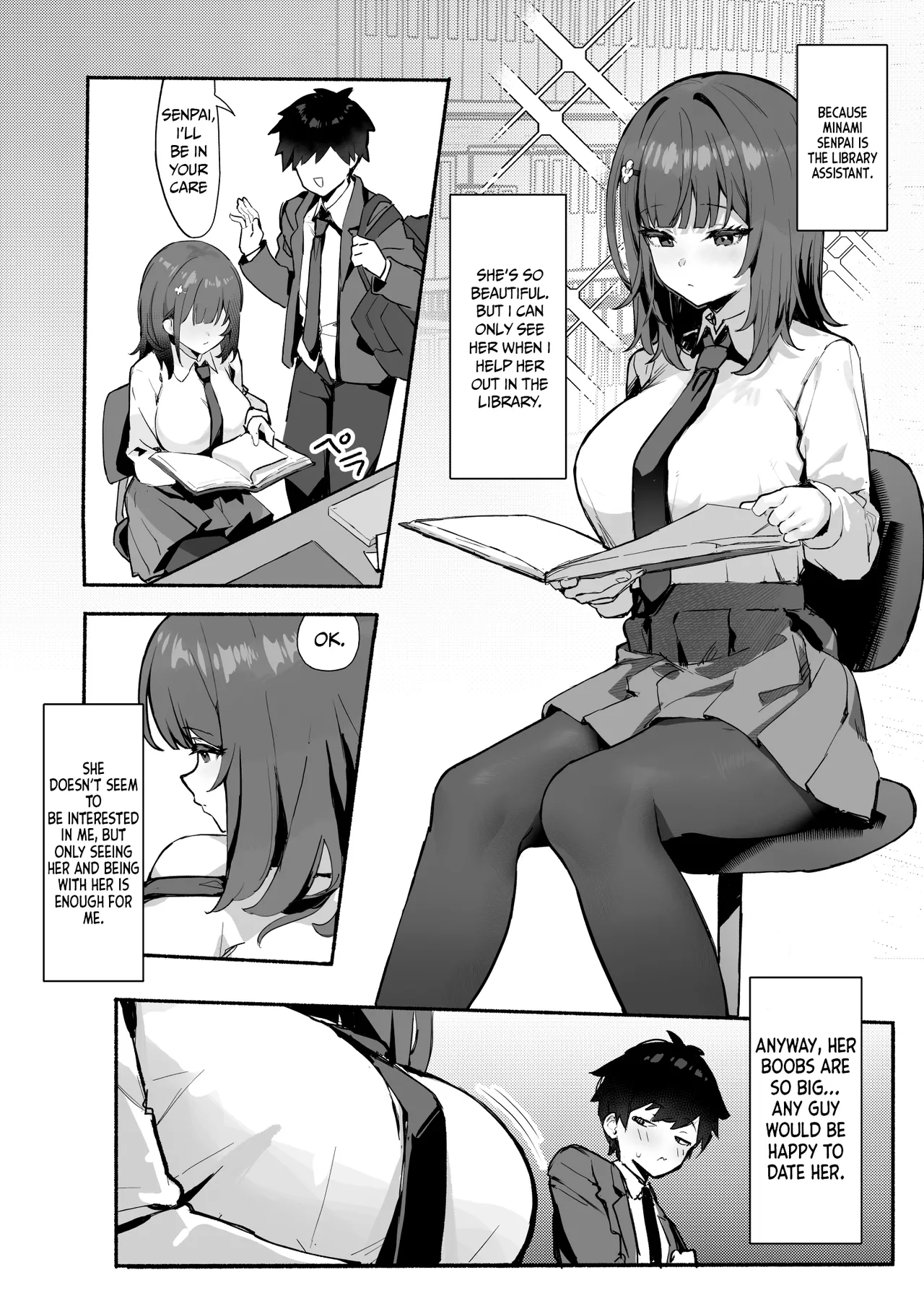 My Secret with My Admired Senpai | Akogare no Senpai to Boku no Himitsu porn comic picture 5