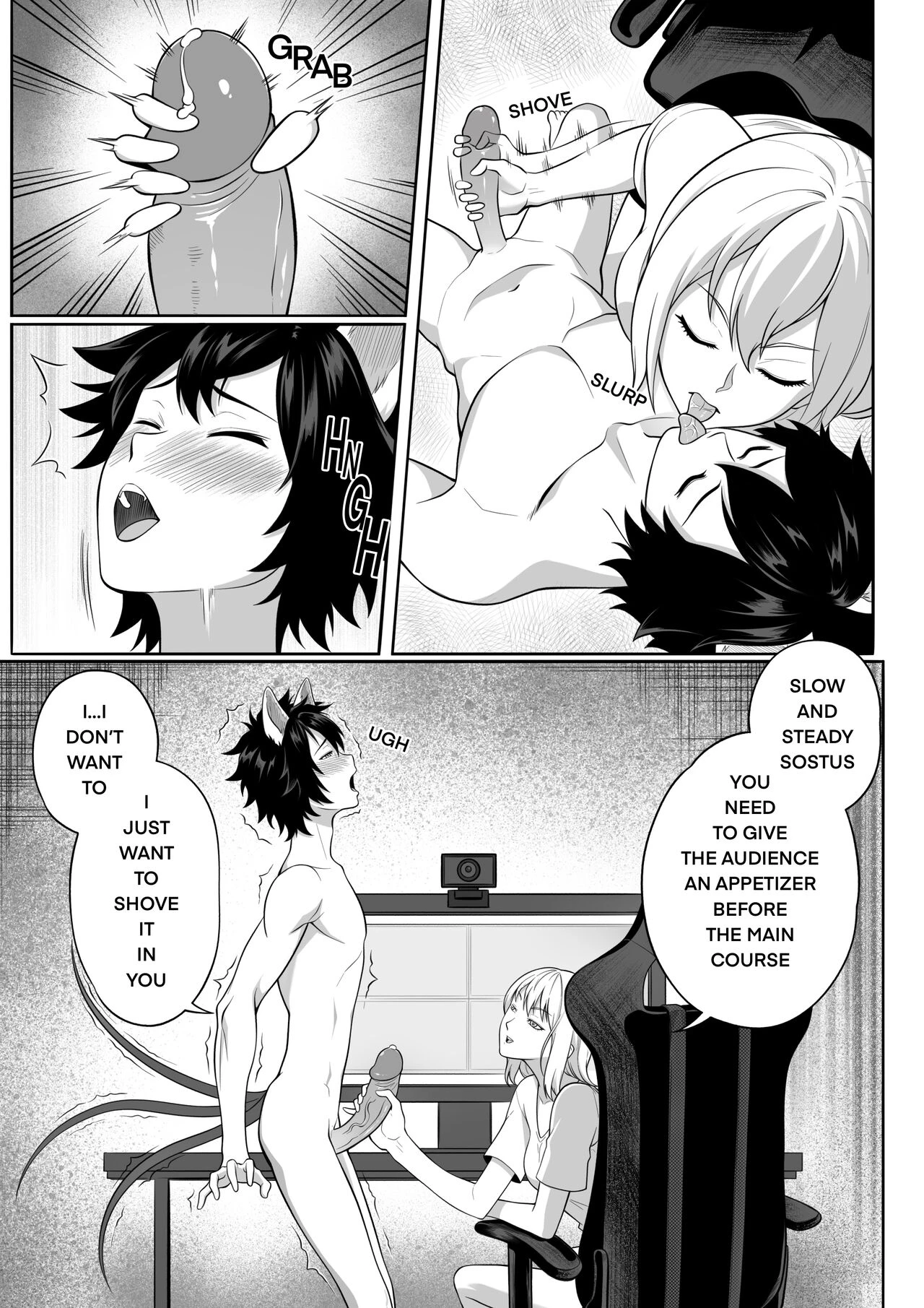 My Younger Brother is A Hellhound porn comic picture 6
