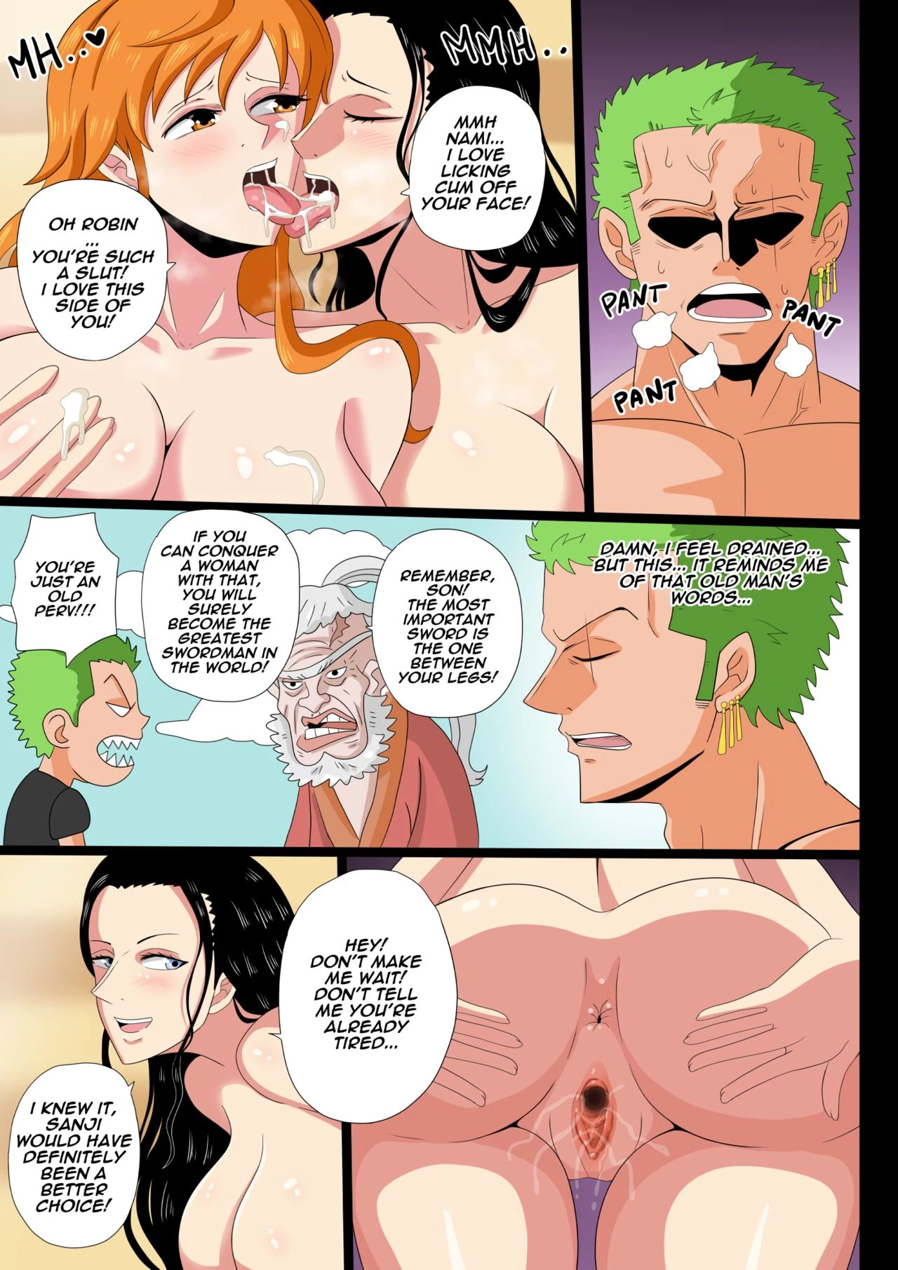 Nami and Robin's Wild Desires porn comic picture 13