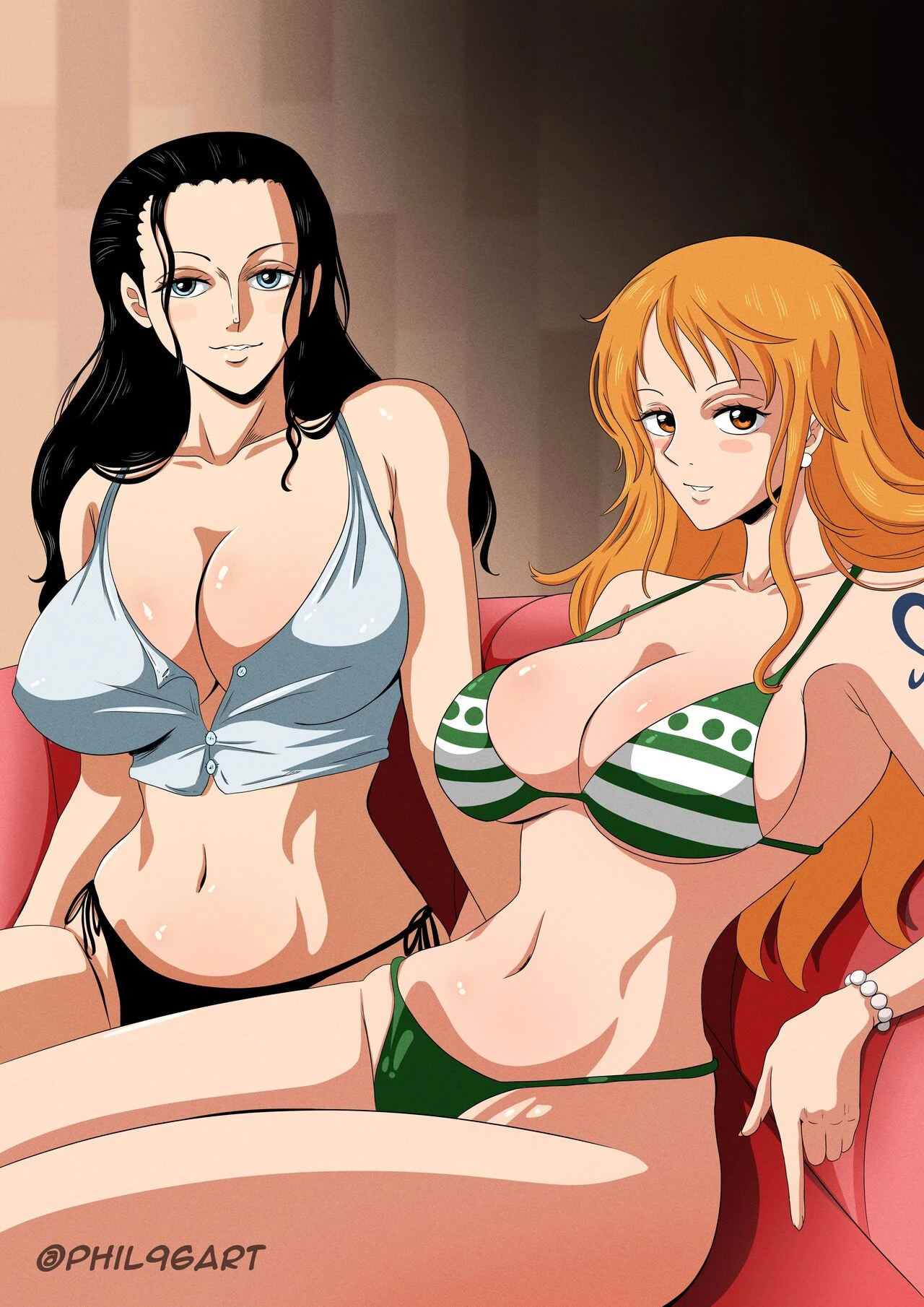 Nami and Robin's Wild Desires porn comic picture 20