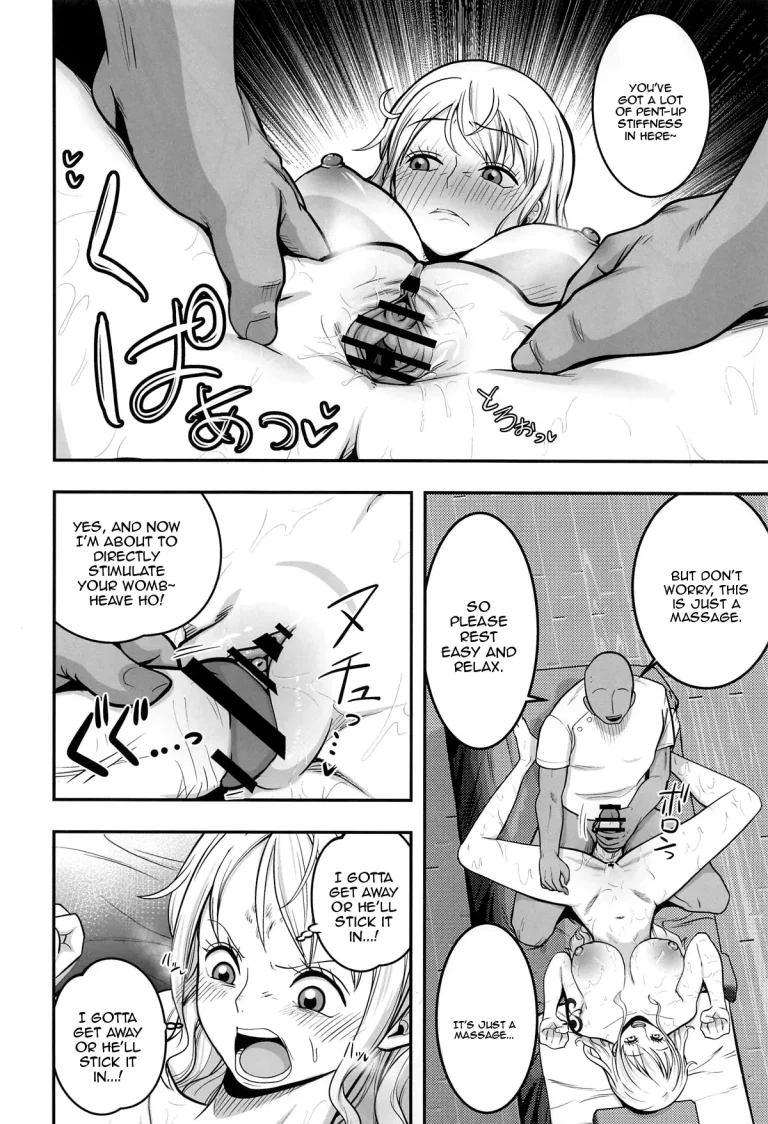 Nami-san, How Would You Like An Oil Massage After Your Bath? | Nami-san Ofuro no Ato ni Oil Massage wa Ikaga? porn comic picture 17