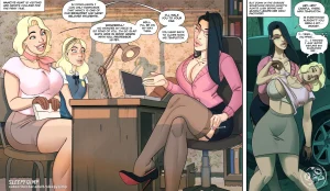 Nancy's Auntie porn comic picture 1