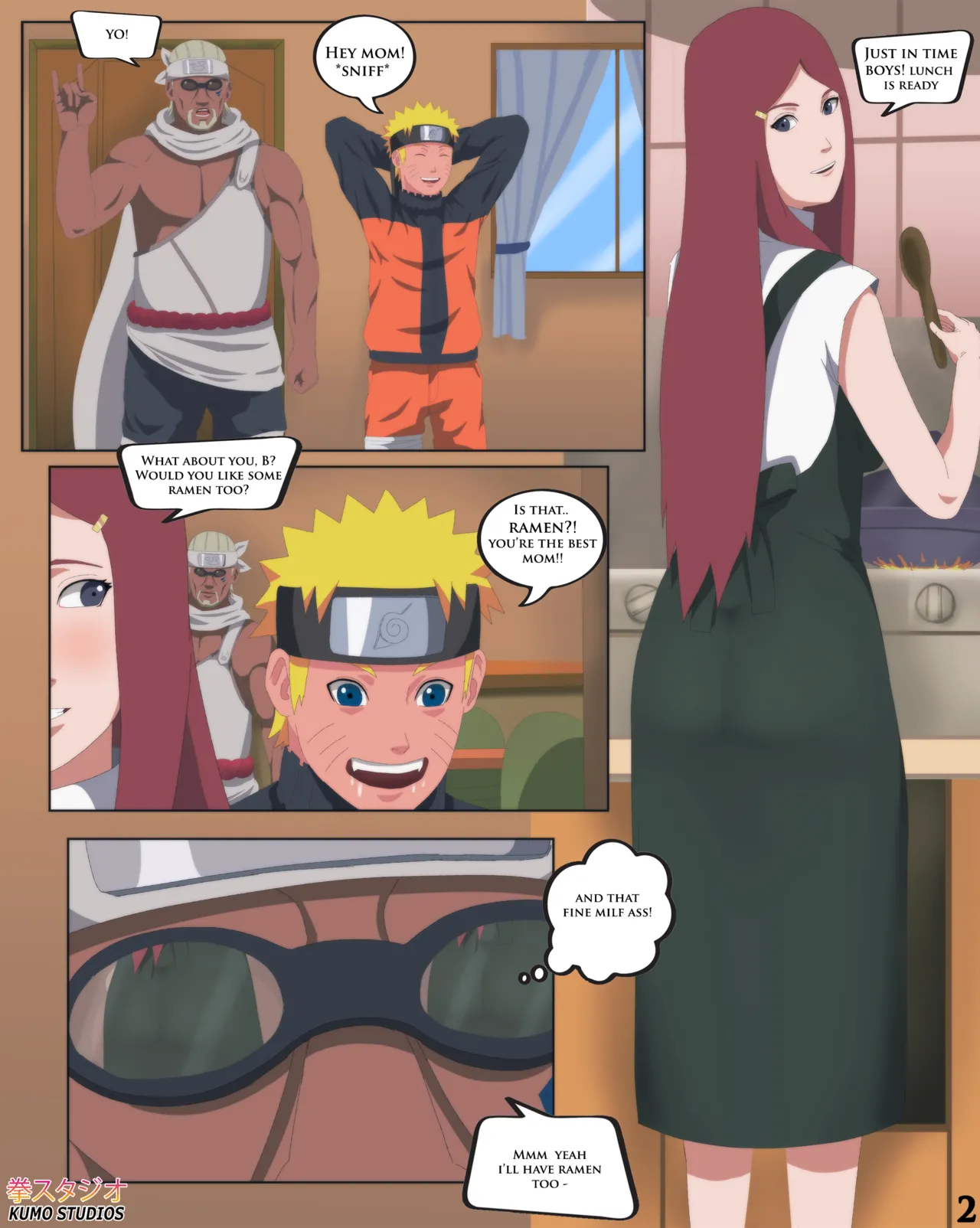 NARUTO'S MOM porn comic picture 3