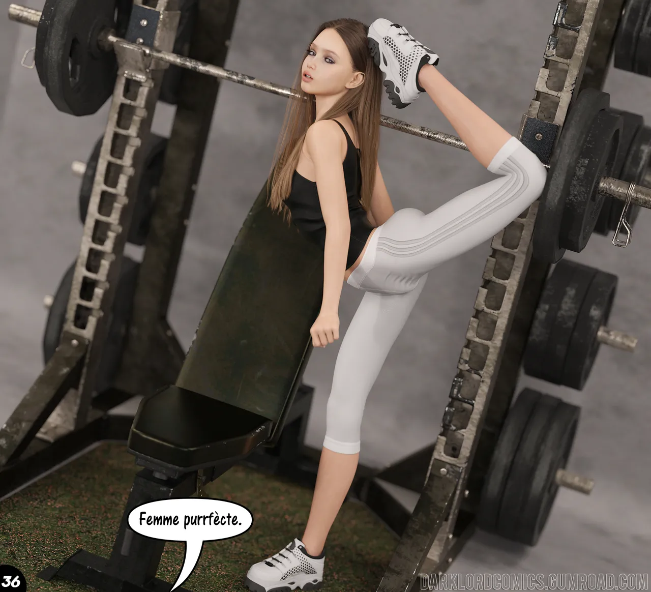 Natasha's Workout 2 porn comic picture 37