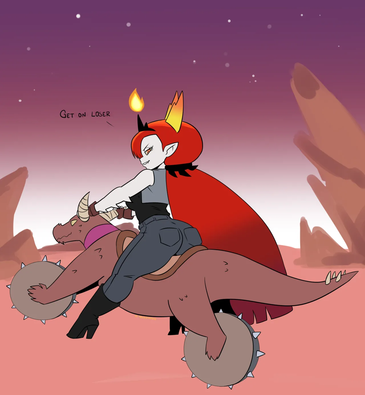 Naughty Hekapoo porn comic picture 1