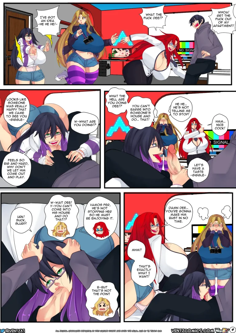 Naughty New Year's Eve porn comic picture 6