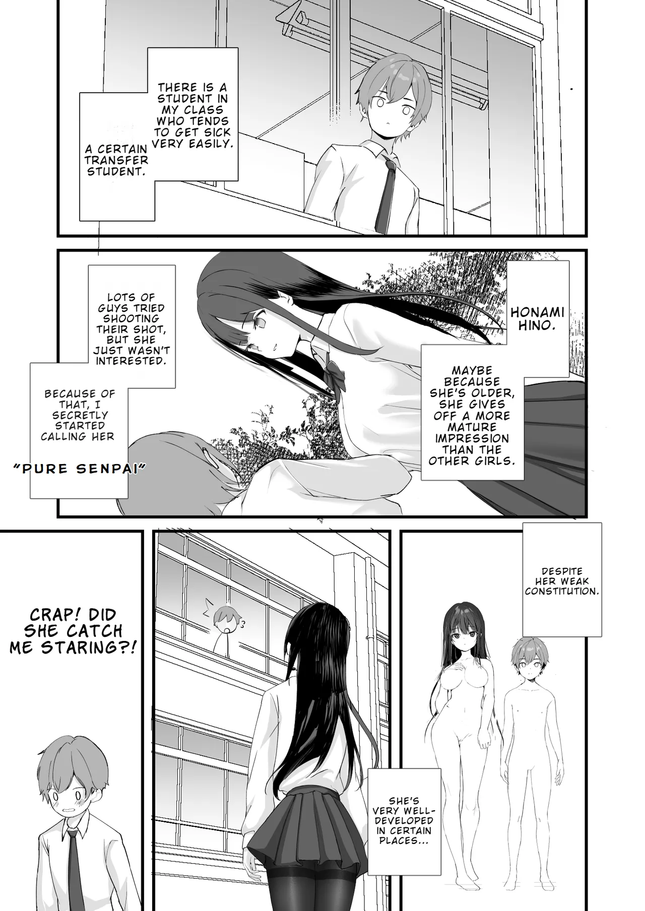 Neat senior with strong sexual desire | Seiso Senpai Seiyoku Tsuyoi porn comic picture 2