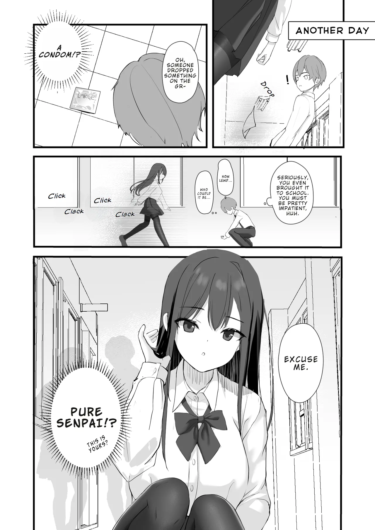 Neat senior with strong sexual desire | Seiso Senpai Seiyoku Tsuyoi porn comic picture 3