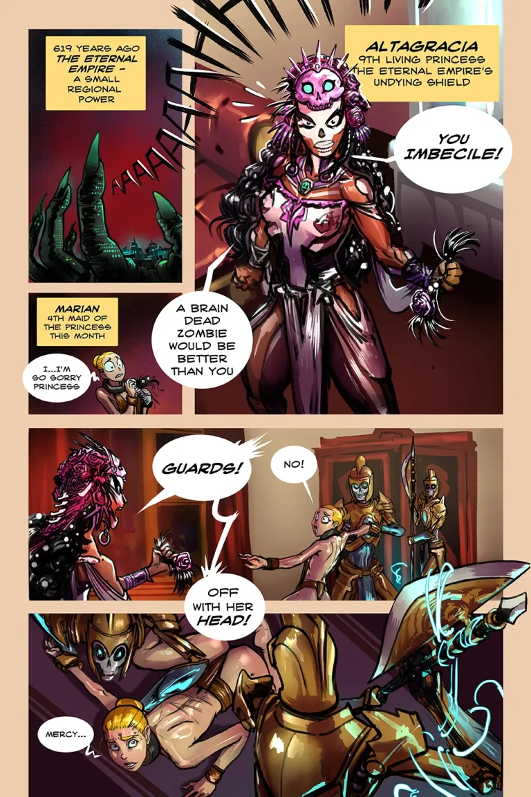 Necromancer: A Warden Prequel porn comic picture 2