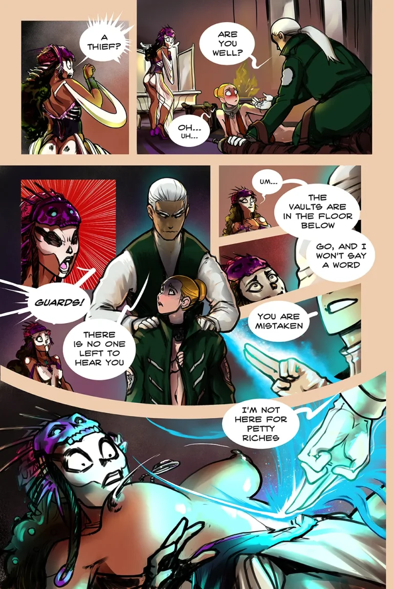 Necromancer: A Warden Prequel porn comic picture 4