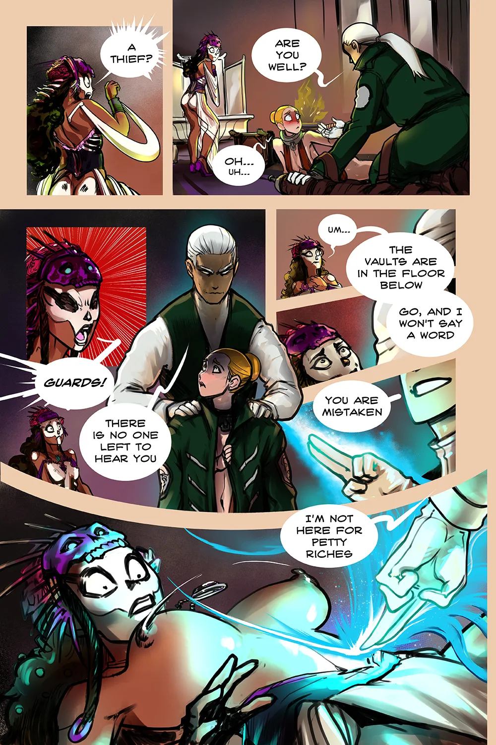 Necromancer: A Warden Prequel porn comic picture 4