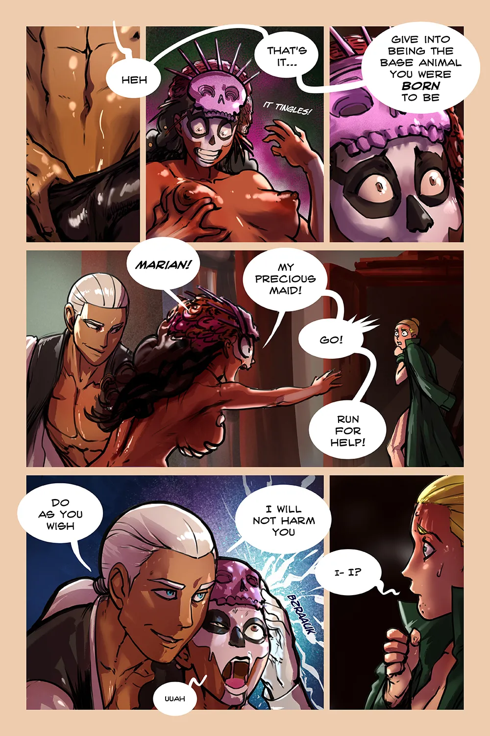 Necromancer: A Warden Prequel porn comic picture 8