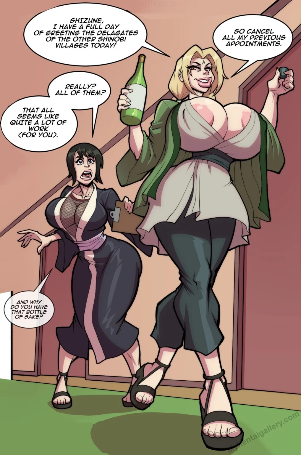Negotiations porn comic picture 1