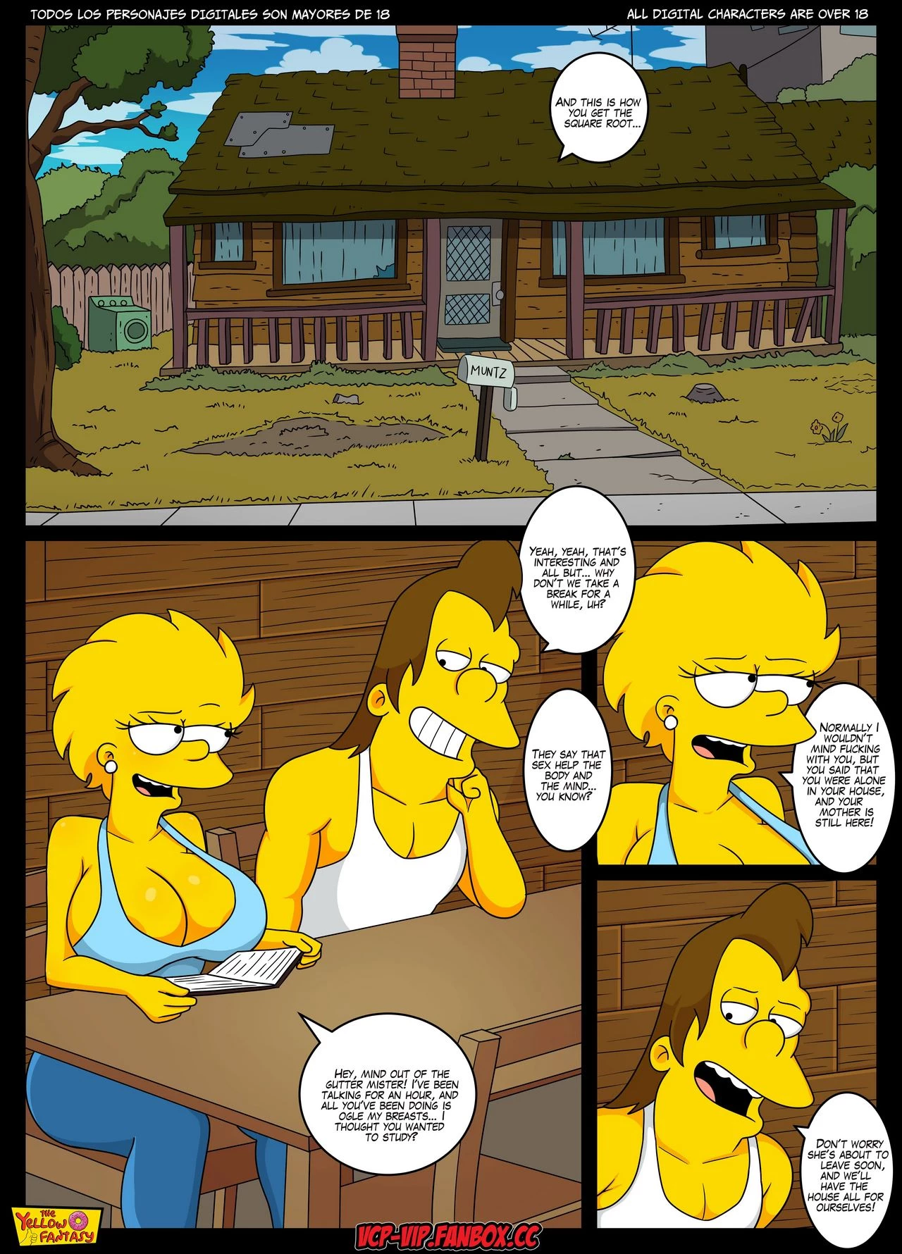 Nelson's Tutor porn comic picture 5