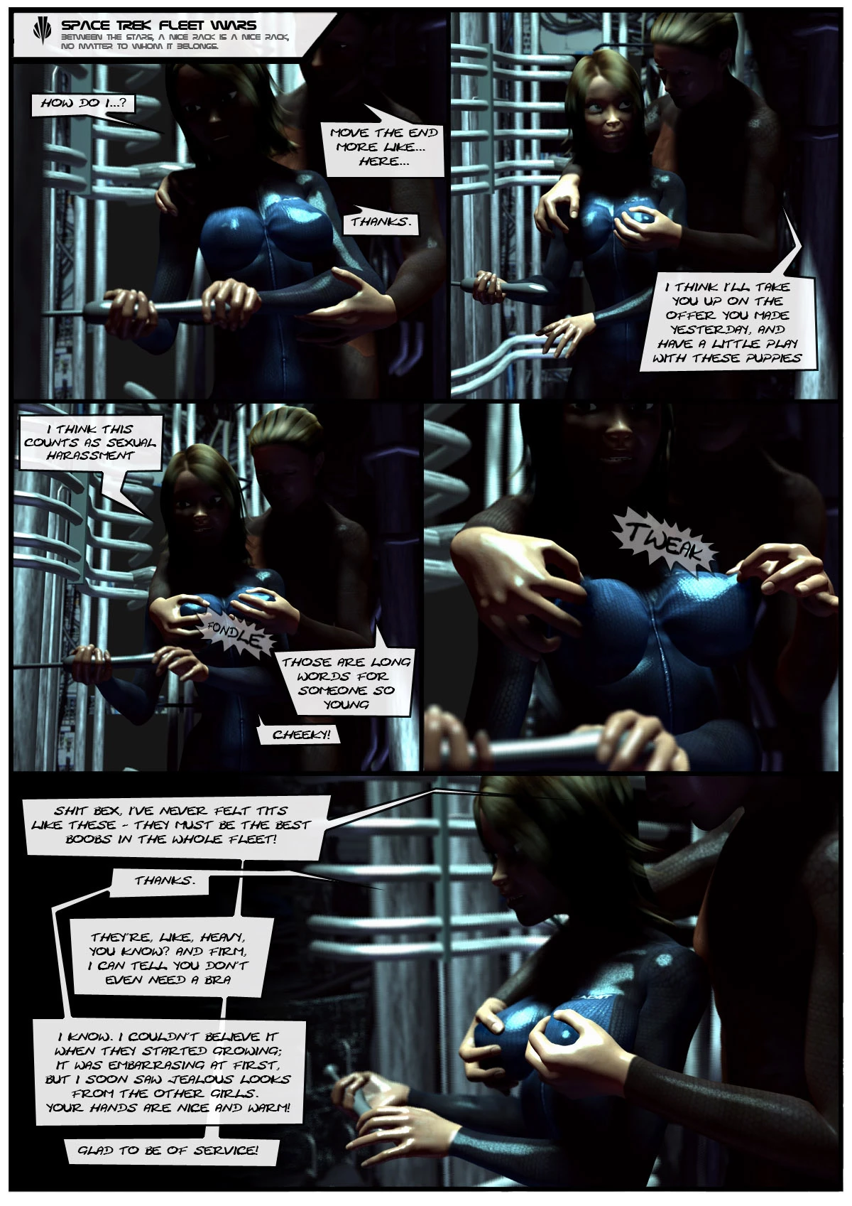 Nemesis Bellerophon STFW 01: Space Trek Fleet Wars porn comic picture 14
