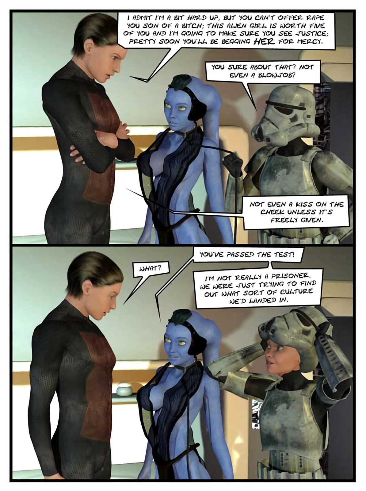 Nemesis Bellerophon STFW 2-4 porn comic picture 20
