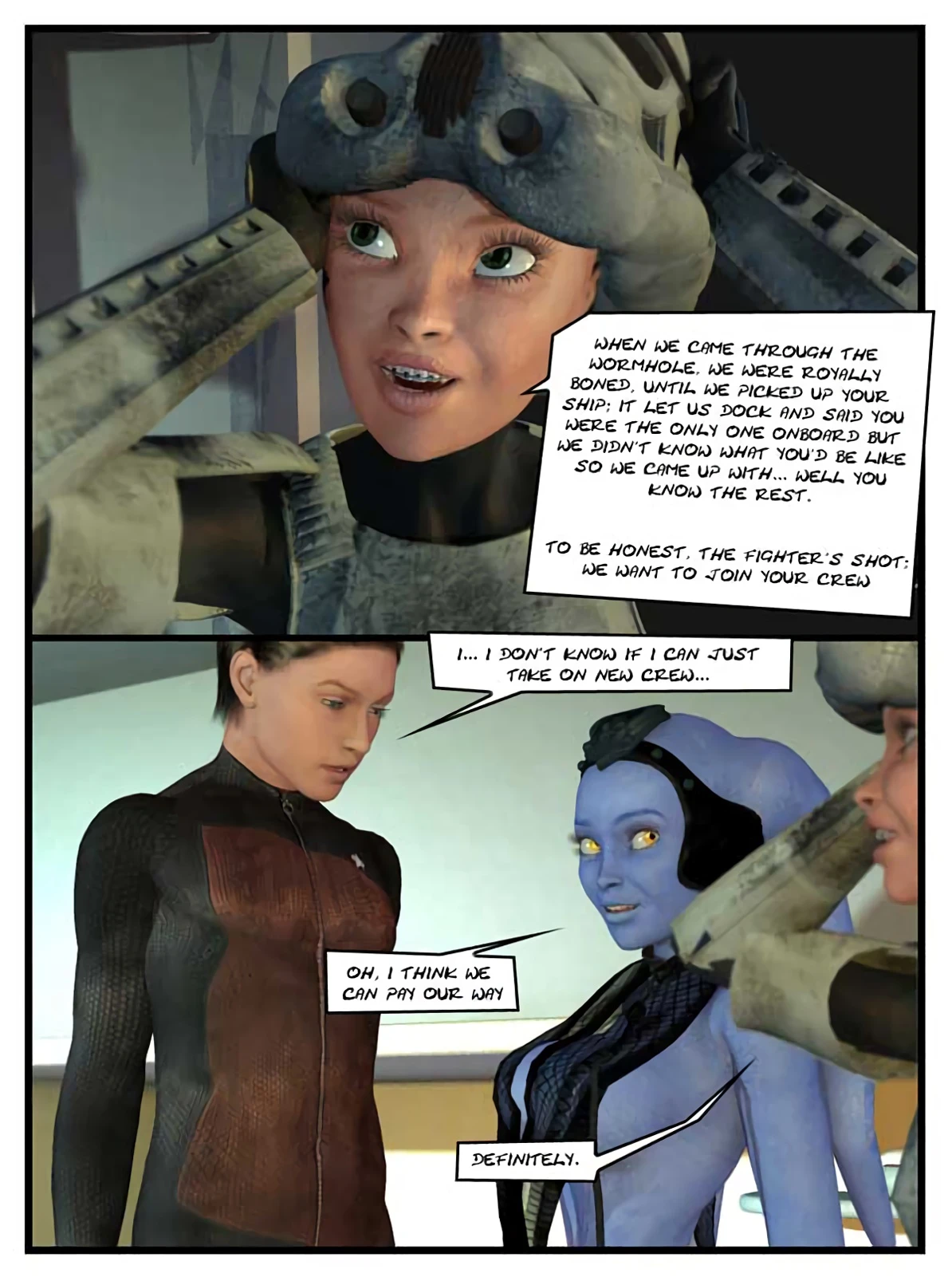 Nemesis Bellerophon STFW 2-4 porn comic picture 21