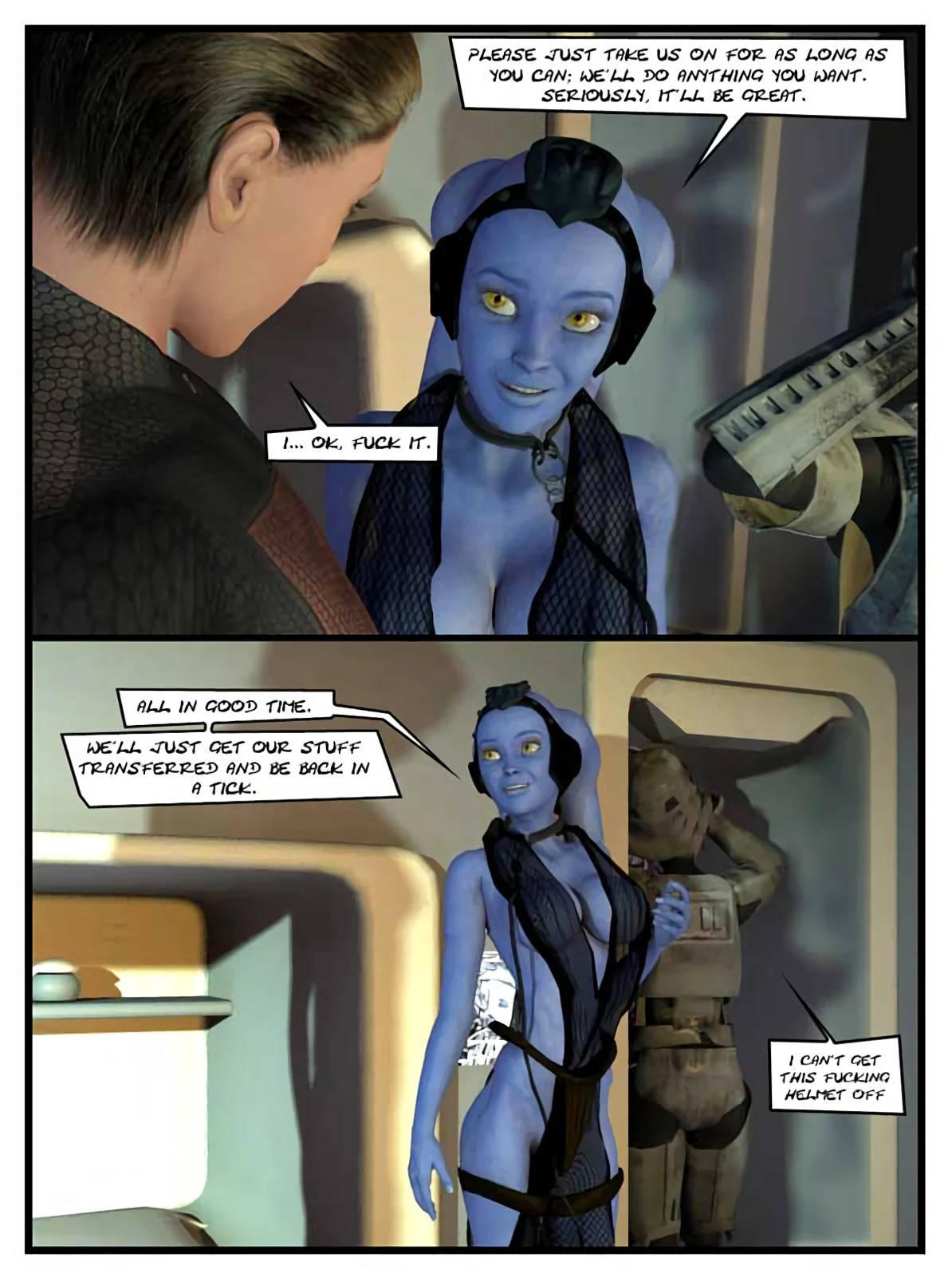 Nemesis Bellerophon STFW 2-4 porn comic picture 22