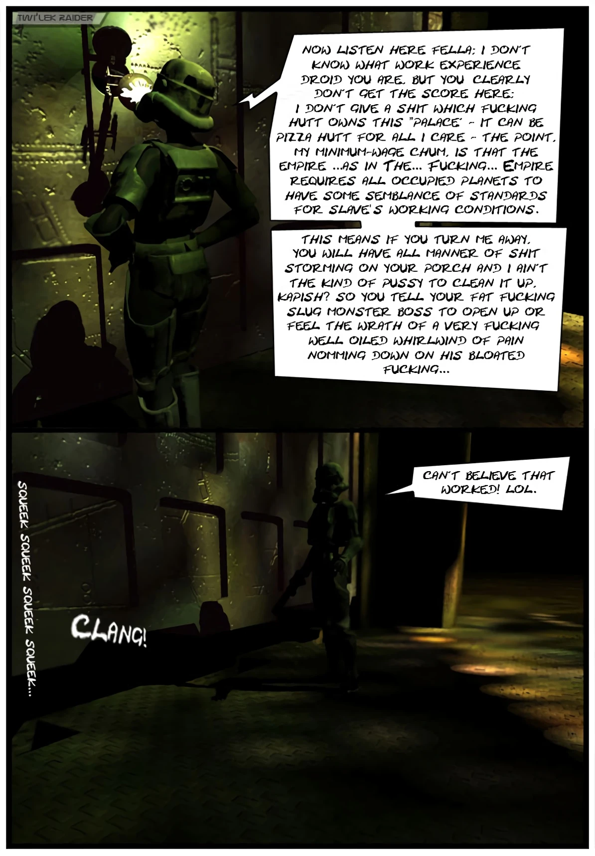 Nemesis Bellerophon STFW 2-4 porn comic picture 3