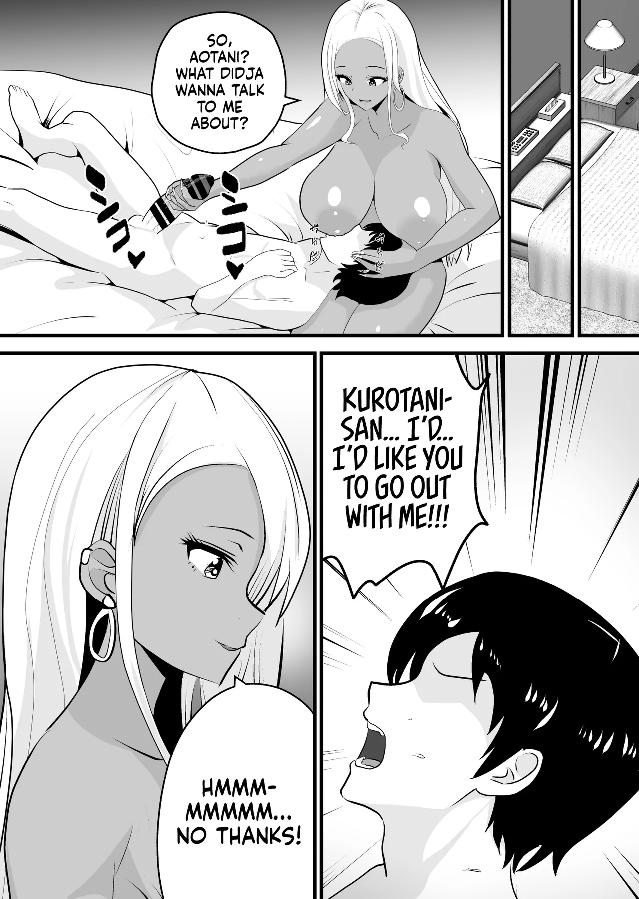 Nerd-Friendly Choco-Gyaru Will Trade Sex For Rare Cards | Otaku ni Yasashii Kuro Gal ga Rare Card to Koukan de Sex Sasetekureru porn comic picture 22