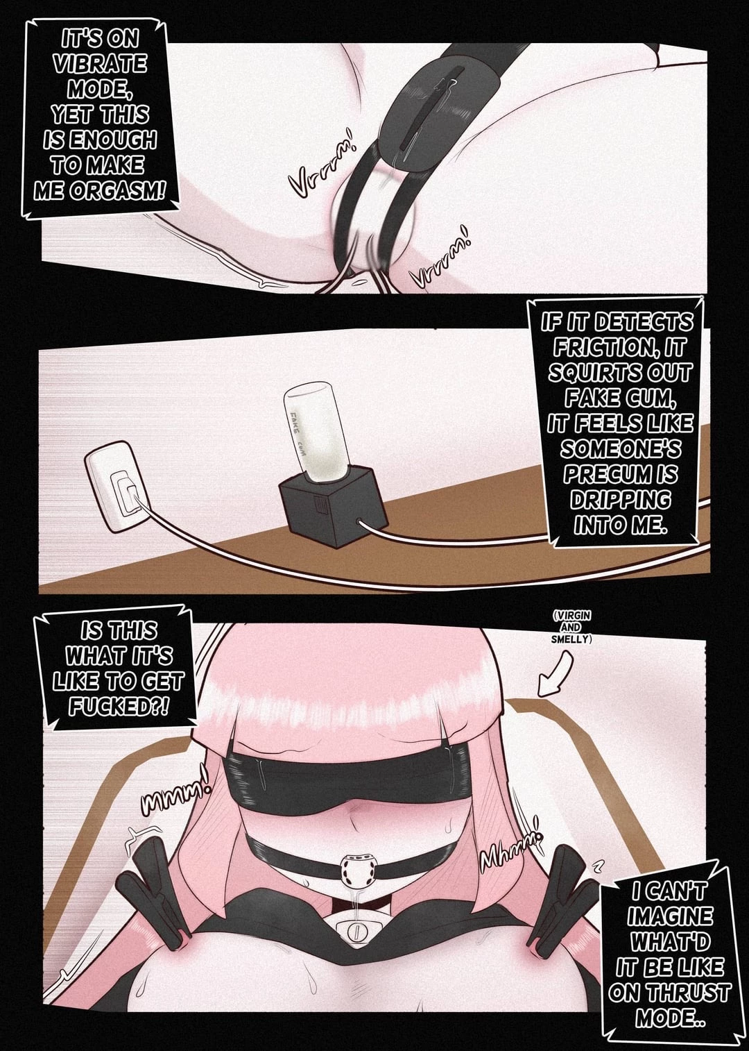 Nerd gets a little too kinky and regrets it porn comic picture 5