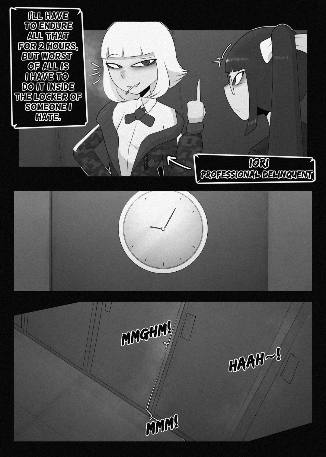 Nerd tries a public self bondage roulette porn comic picture 4