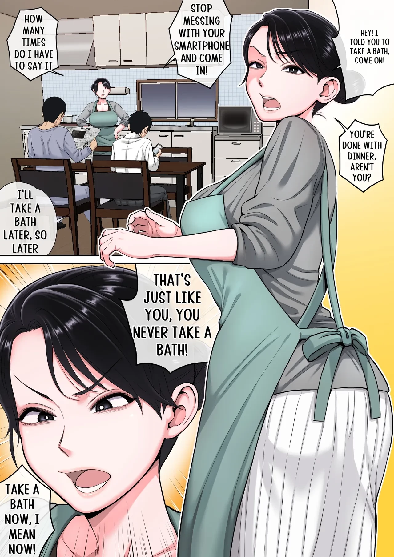 Neteiru Okaa-san o Yaritai Houdai! porn comic picture 2