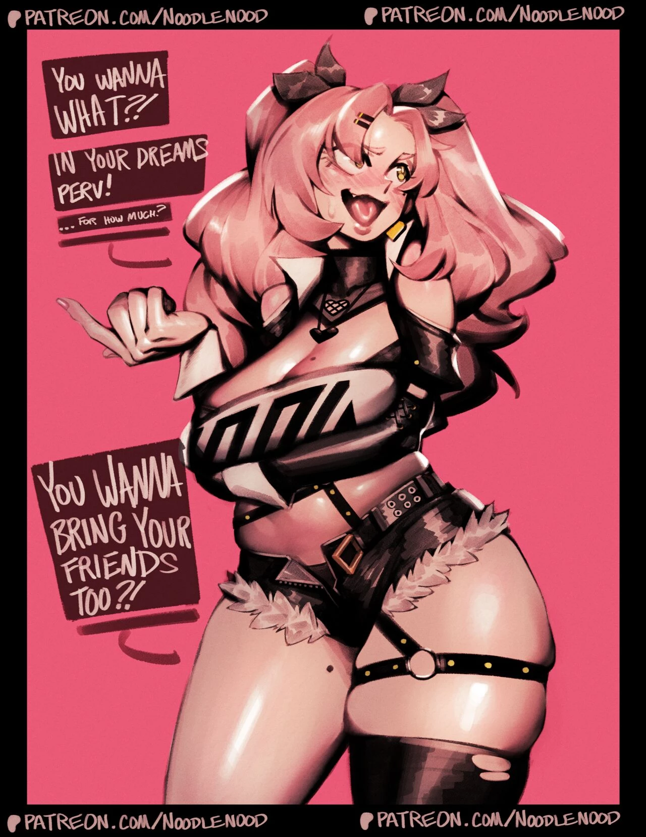 NICOLE TRIES NOT TO BE BROKE porn comic picture 1