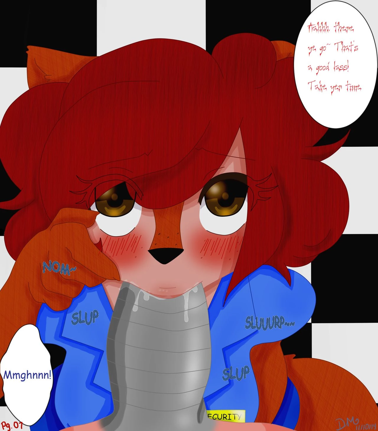 Night 2: Foxy x Jasmine porn comic picture 7