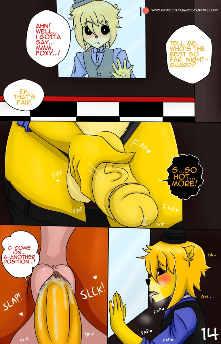 Night 3: Chica x Jasmine porn comic picture 14