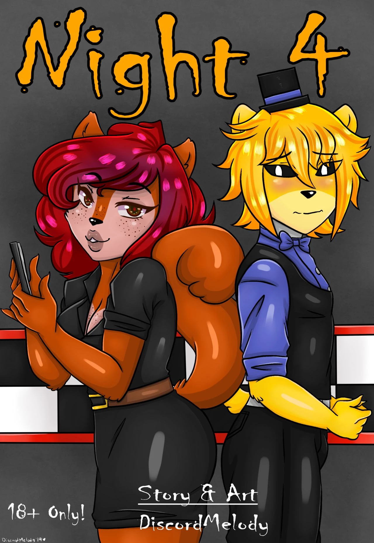 Night 4: Golden Freddy x Jasmine porn comic picture 1