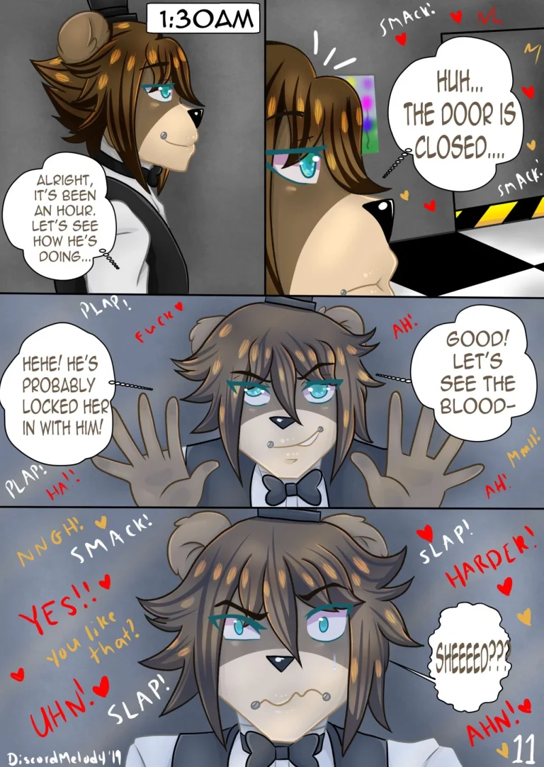 Night 4: Golden Freddy x Jasmine porn comic picture 12