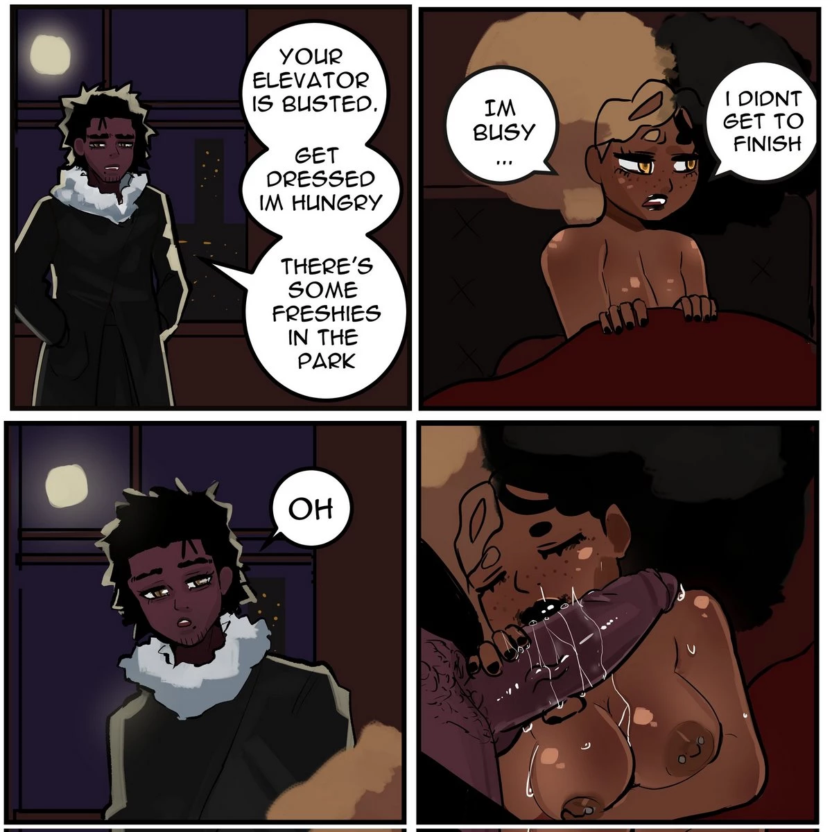 Night fun porn comic picture 2