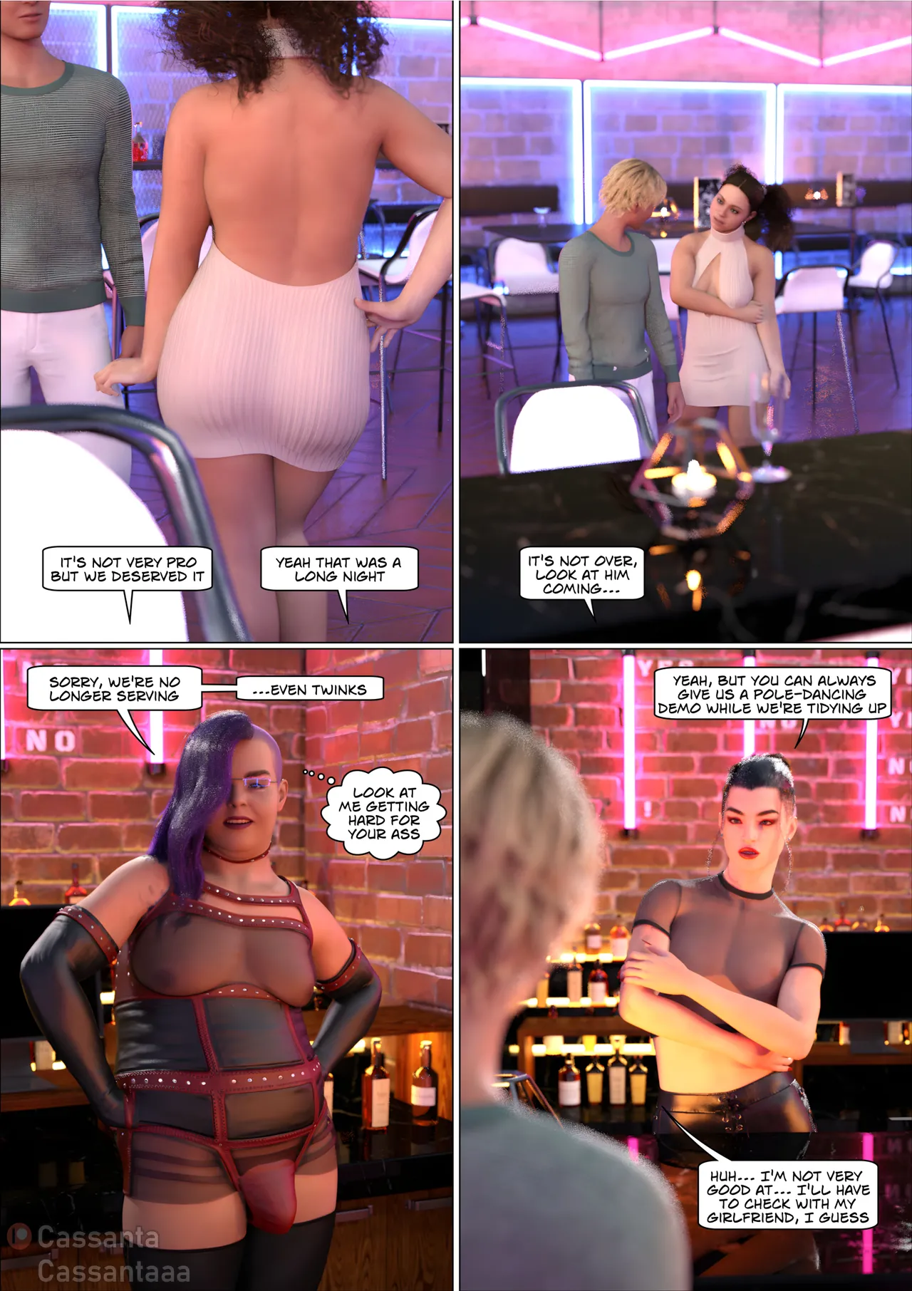 Nightlife porn comic picture 3