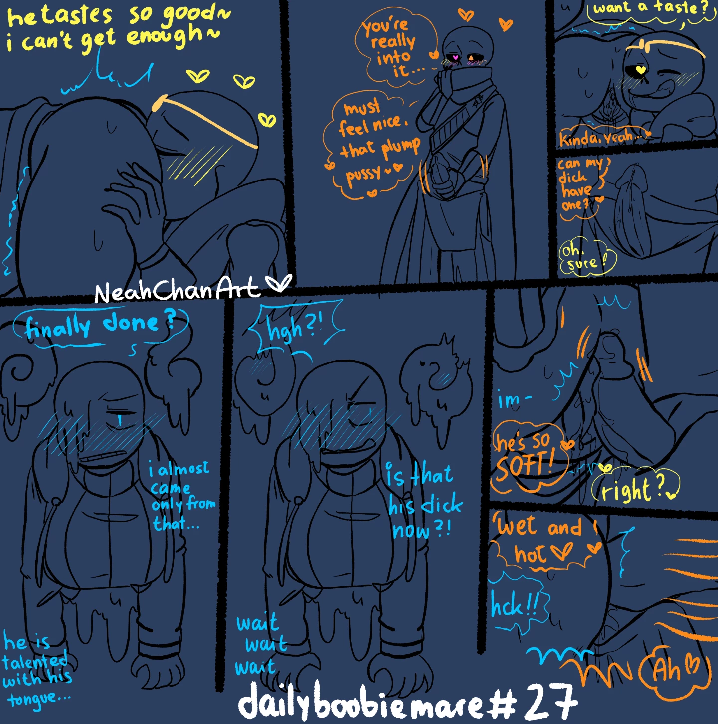 Nightmare Got Stuck porn comic picture 3
