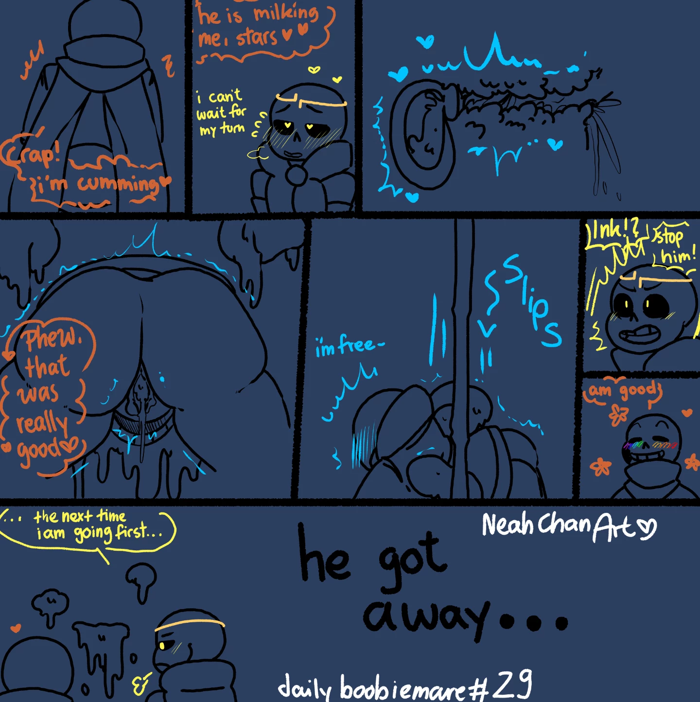 Nightmare Got Stuck porn comic picture 5