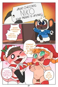 Niko's Christmas porn comic picture 1