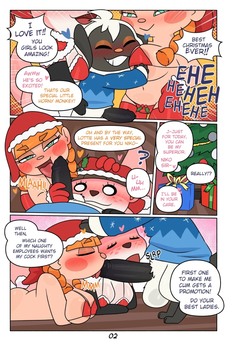 Niko's Christmas porn comic picture 2
