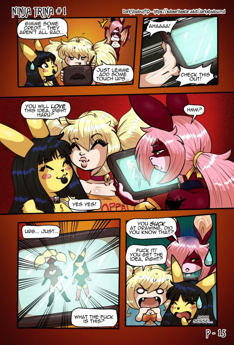 Ninja Trina porn comic picture 17
