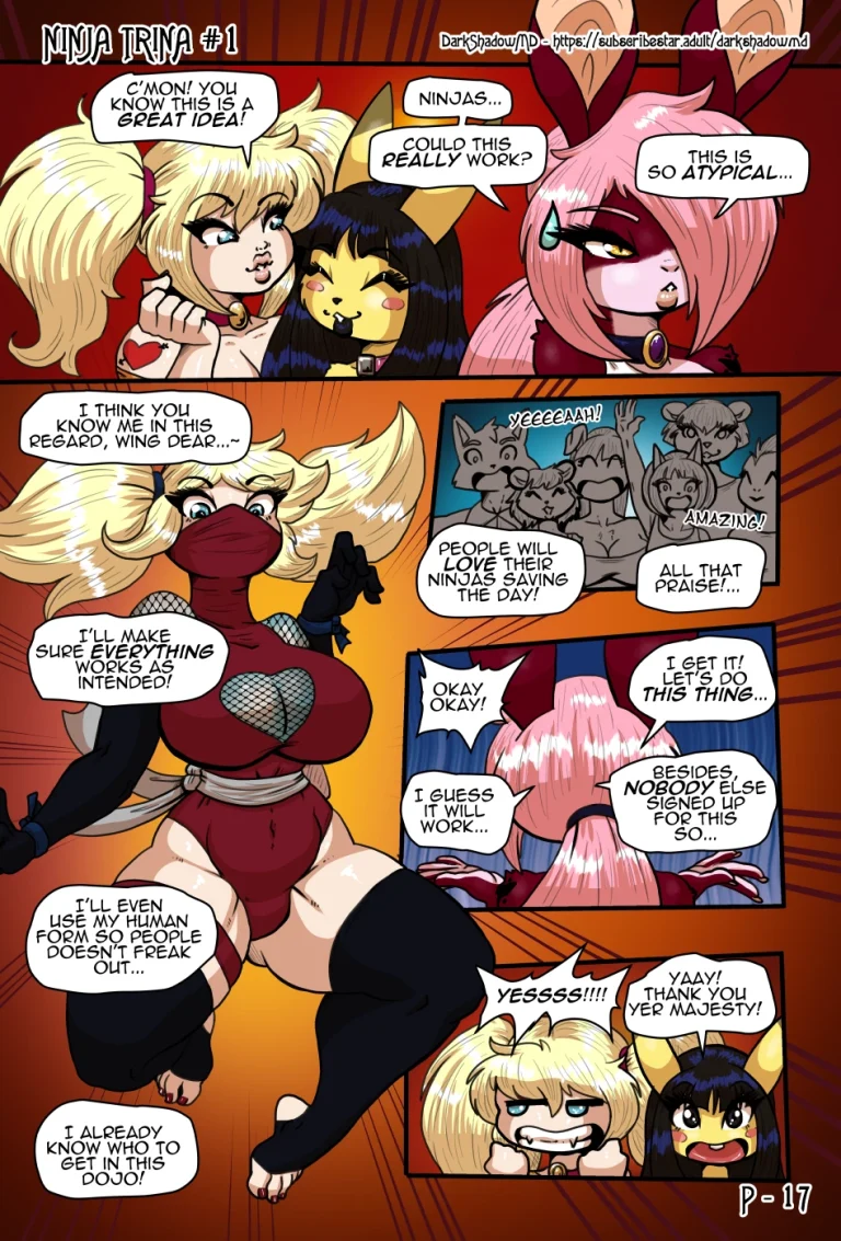 Ninja Trina porn comic picture 19