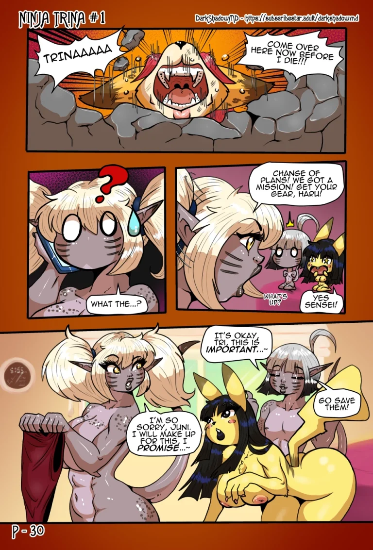 Ninja Trina porn comic picture 32