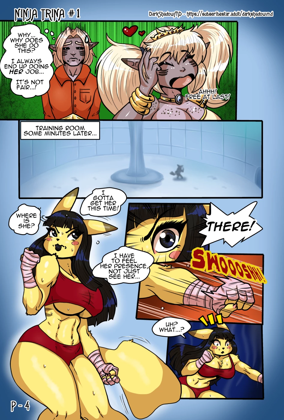 Ninja Trina porn comic picture 6