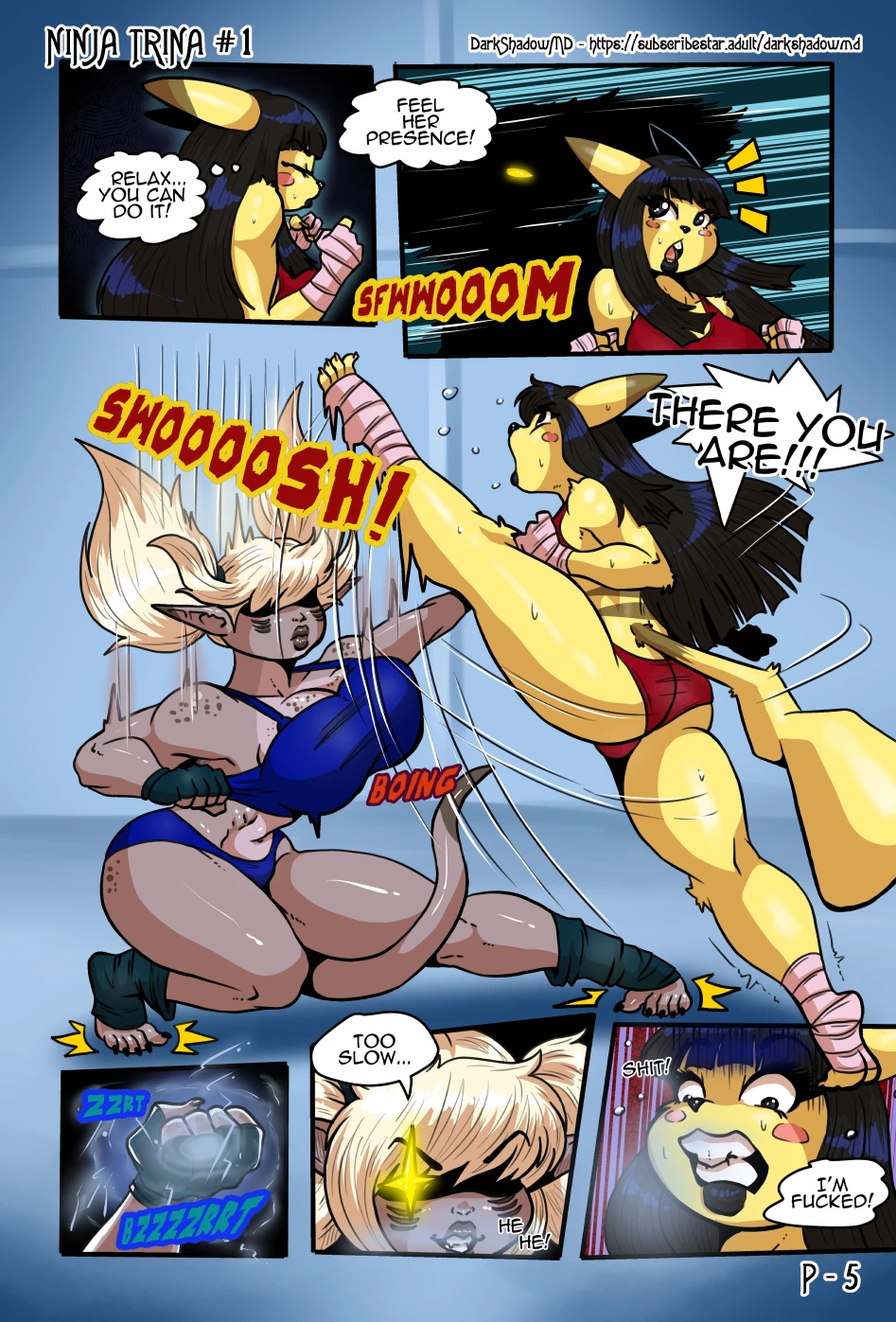 Ninja Trina porn comic picture 7