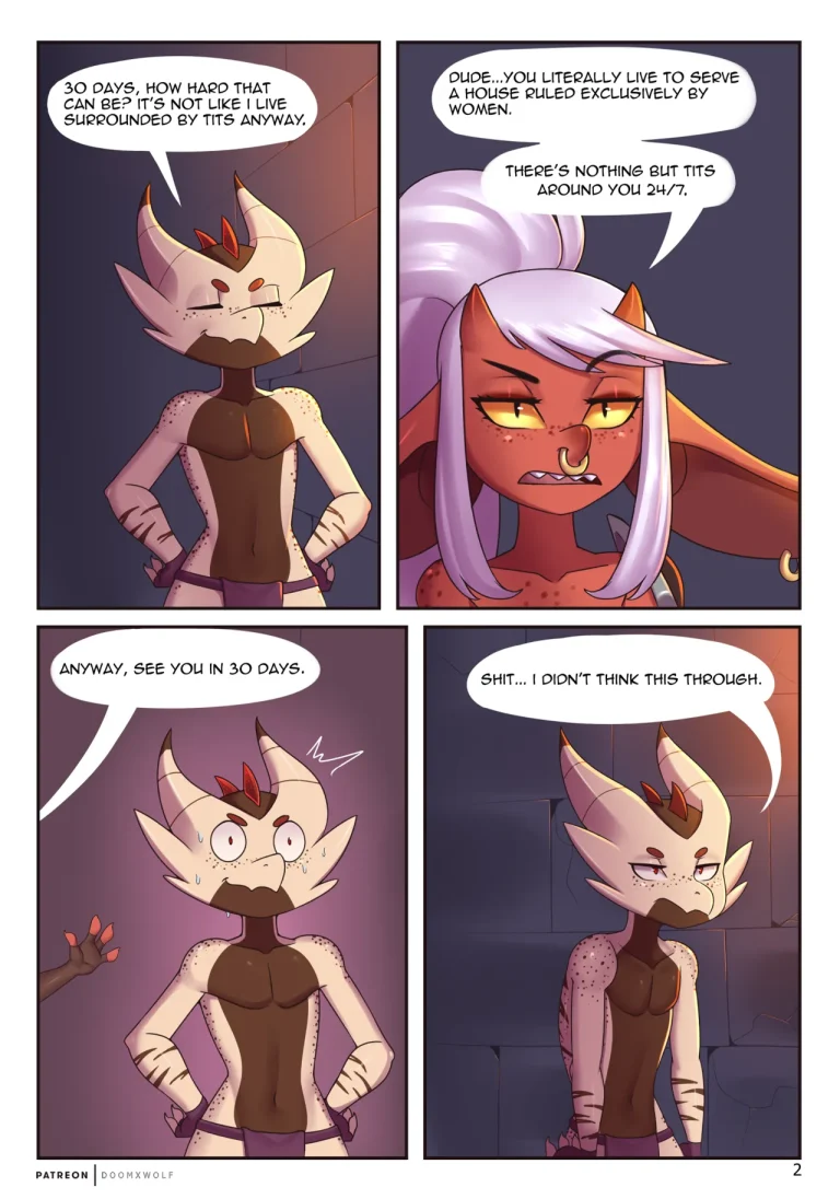 No Nut Kobold porn comic picture 2